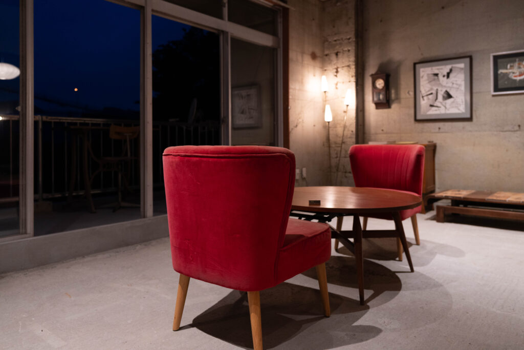 ホテル内の家具